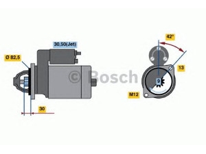 BOSCH 0 001 107 421 starteris 
 Elektros įranga -> Starterio sistema -> Starteris
06C 911 023, 06C 911 023