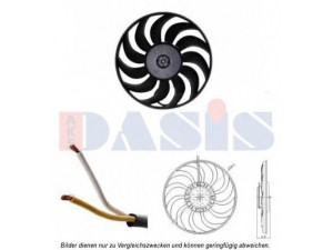 AKS DASIS 048054N ventiliatorius, radiatoriaus 
 Aušinimo sistema -> Oro aušinimas
8E0959455, 8E0959455K