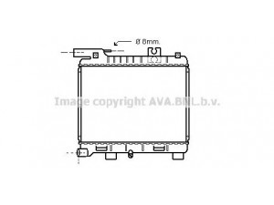 AVA QUALITY COOLING BW2053 radiatorius, variklio aušinimas 
 Aušinimo sistema -> Radiatorius/alyvos aušintuvas -> Radiatorius/dalys
1709327, 1709352