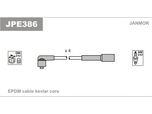 JANMOR JPE386 uždegimo laido komplektas 
 Kibirkšties / kaitinamasis uždegimas -> Uždegimo laidai/jungtys
8 BS3-18-140 A, F 267-18-140 B