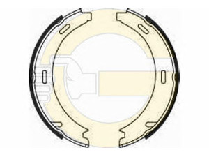 GIRLING 5182081 stabdžių trinkelių komplektas, stovėjimo stabdis 
 Stabdžių sistema -> Rankinis stabdys
1244200220, 1244200320, 1244200520