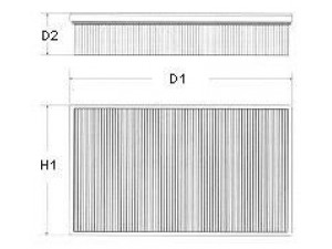 CHAMPION U573/606 oro filtras 
 Filtrai -> Oro filtras
AS01-13-Z40-9A, F201-13-Z40, F8B3-13-Z40