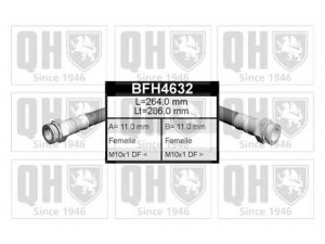QUINTON HAZELL BFH4632 stabdžių žarnelė 
 Stabdžių sistema -> Stabdžių žarnelės
FBH 6330, MB 587 742