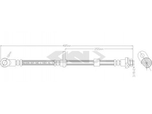 SPIDAN 340584 stabdžių žarnelė 
 Stabdžių sistema -> Stabdžių žarnelės
5105603AC, 5105603AC, 5105603AC