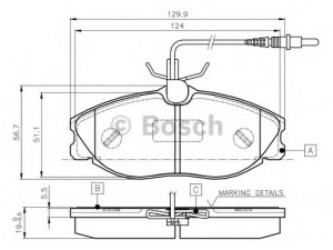 BOSCH 0 986 TB2 035 stabdžių trinkelių rinkinys, diskinis stabdys 
 Techninės priežiūros dalys -> Papildomas remontas
4251 32, 4251 32