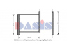AKS DASIS 122250N radiatorius, variklio aušinimas 
 Aušinimo sistema -> Radiatorius/alyvos aušintuvas -> Radiatorius/dalys
0003428V006, 0003428V006000000
