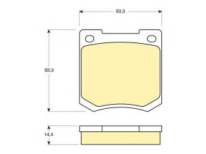 GIRLING 6105351 stabdžių trinkelių rinkinys, diskinis stabdys 
 Techninės priežiūros dalys -> Papildomas remontas
GBP109, GBP127, GBP201, GBP211