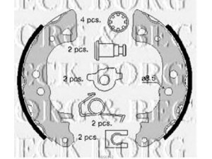 BORG & BECK BBS6142 stabdžių trinkelių komplektas 
 Techninės priežiūros dalys -> Papildomas remontas
42410000000, 4241E7, 44241E7, 95619515