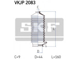 SKF VKJP 2083 gofruotoji membrana, vairavimas 
 Vairavimas -> Gofruotoji membrana/sandarinimai
53534SR3N52, 48203-05F00, 48204-53A00