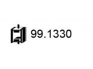 ASSO 99.1330 laikiklis, išmetimo sistema 
 Dviratė transporto priemonės -> Išmetimo sistema -> Atskiros surinkimo dalys -> Gnybtas
18211437236, 18211745426