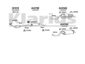 KLARIUS 931169U išmetimo sistema 
 Išmetimo sistema -> Išmetimo sistema, visa