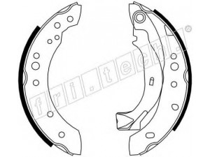 fri.tech. 17260 stabdžių trinkelių komplektas 
 Techninės priežiūros dalys -> Papildomas remontas