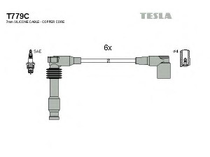 TESLA T779C uždegimo laido komplektas 
 Kibirkšties / kaitinamasis uždegimas -> Uždegimo laidai/jungtys
8821951