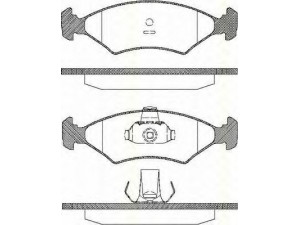 TRISCAN 8110 10506 stabdžių trinkelių rinkinys, diskinis stabdys 
 Techninės priežiūros dalys -> Papildomas remontas
1010503, 1030602, 1042688, 1064763