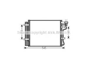 AVA QUALITY COOLING KA5134 kondensatorius, oro kondicionierius