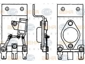 HELLA 9ML 351 332-031 varža, vidaus pūtiklis 
 Šildymas / vėdinimas -> Orpūtė/dalys
1 381 784, 64 11 1 381 784