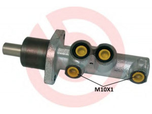 BREMBO M 61 117 pagrindinis cilindras, stabdžiai 
 Stabdžių sistema -> Pagrindinis stabdžių cilindras
4601J8, 010681, 24212317413, 0204123511