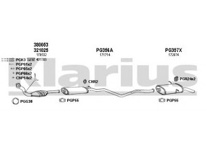 KLARIUS 630239U išmetimo sistema 
 Išmetimo sistema -> Išmetimo sistema, visa