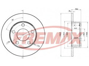 FREMAX BD-2800 stabdžių diskas 
 Stabdžių sistema -> Diskinis stabdys -> Stabdžių diskas
4B0 615 601