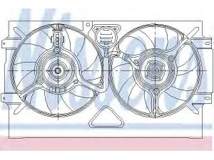 NISSENS 85469 ventiliatorius, radiatoriaus 
 Aušinimo sistema -> Oro aušinimas
6K0.121.191 A, 6K0.121.191 A