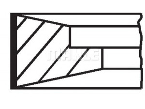 MAHLE ORIGINAL 001 RS 00110 0N2 stūmoklio žiedų komplektas 
 Variklis -> Cilindrai/stūmokliai
9060301424