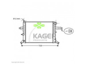 KAGER 31-0805 radiatorius, variklio aušinimas 
 Aušinimo sistema -> Radiatorius/alyvos aušintuvas -> Radiatorius/dalys
90770725