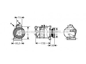 AVA QUALITY COOLING VOK143 kompresorius, oro kondicionierius 
 Oro kondicionavimas -> Kompresorius/dalys
36002425