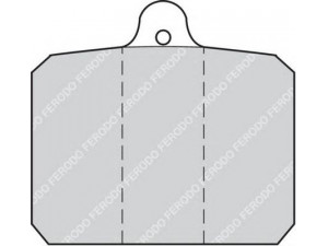 FERODO FDB55 stabdžių trinkelių rinkinys, diskinis stabdys 
 Techninės priežiūros dalys -> Papildomas remontas
7701458172, 113395241, 113430200