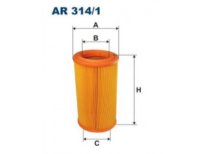 FILTRON AR314/1 oro filtras 
 Filtrai -> Oro filtras
1444H2, 1444H1, 1444VE, PC1096