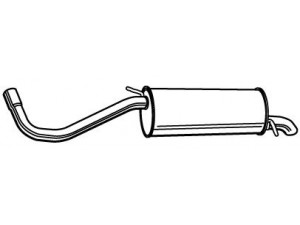FONOS 612100 galinis duslintuvas 
 Išmetimo sistema -> Duslintuvas
6Q6253609, 6Q6253609AA, 6Q6253609AC