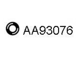 VENEPORTE AA93076 guminė juosta, išmetimo sistema 
 Išmetimo sistema -> Surinkimo dalys -> Atskiros surinkimo dalys -> Guminė juosta