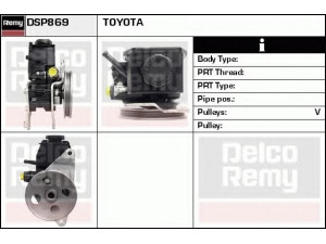 DELCO REMY DSP869 hidraulinis siurblys, vairo sistema 
 Vairavimas -> Vairo pavara/siurblys