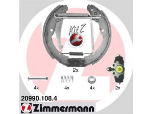 ZIMMERMANN 20990.108.4 stabdžių trinkelių komplektas 
 Techninės priežiūros dalys -> Papildomas remontas