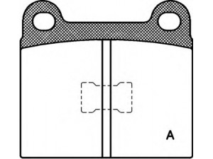 OPEN PARTS BPA0017.00 stabdžių trinkelių rinkinys, diskinis stabdys 
 Techninės priežiūros dalys -> Papildomas remontas
861698151A, 171698151E, 811698151