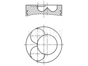 PERFECT CIRCLE 56 05348 0 stūmoklis 
 Variklis -> Cilindrai/stūmokliai
06 81 21 0, 35 68 89, 35 68 91