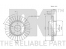 NK 202524 stabdžių diskas 
 Dviratė transporto priemonės -> Stabdžių sistema -> Stabdžių diskai / priedai
5022668, 5023441, 5023444, 5027462