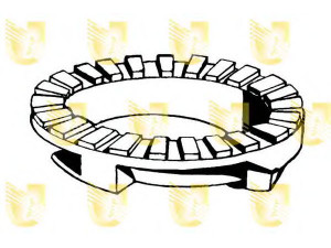 UNIGOM 390150 atraminis žiedas, pakabos statramsčio guolis 
 Ašies montavimas/vairavimo mechanizmas/ratai -> Montavimas, pakabos statramstis
60806394, 7602150, 7602150
