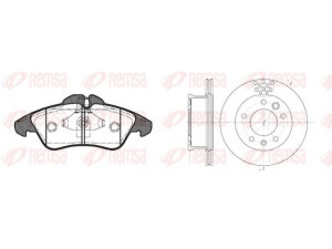 REMSA 8578.01 stabdžių rinkinys, diskiniai stabdžiai 
 Stabdžių sistema -> Diskinis stabdys -> Stabdžių remonto rinkinys
0024203920, 9024210312, 9024210412