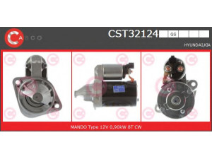 CASCO CST32124GS starteris 
 Elektros įranga -> Starterio sistema -> Starteris
M000T32571, M000T32571ZE, M000T32572