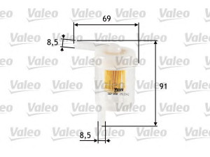 VALEO 587048 kuro filtras 
 Degalų tiekimo sistema -> Kuro filtras/korpusas
D1007, D1013, 4397737, MBO52676