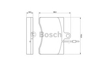 BOSCH 0 986 424 069 stabdžių trinkelių rinkinys, diskinis stabdys 
 Techninės priežiūros dalys -> Papildomas remontas