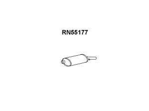 VENEPORTE RN55177 galinis duslintuvas 
 Išmetimo sistema -> Duslintuvas
7700644963, 7700667735, 7700702484