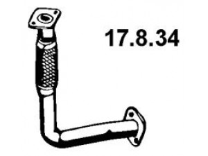 EBERSPÄCHER 17.8.34 išleidimo kolektorius 
 Išmetimo sistema -> Išmetimo vamzdžiai
77 00 430 610, 77 00 430 611