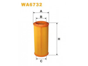 WIX FILTERS WA6732 oro filtras 
 Techninės priežiūros dalys -> Techninės priežiūros intervalai
46754989, 46770962, 46836602