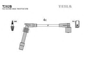 TESLA T282B uždegimo laido komplektas 
 Kibirkšties / kaitinamasis uždegimas -> Uždegimo laidai/jungtys