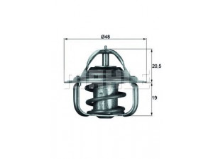 MAHLE ORIGINAL TX 5 92D termostatas, aušinimo skystis 
 Aušinimo sistema -> Termostatas/tarpiklis -> Thermostat
1 571 879, 6 100 630, 6100629, 74HF 8575 CA