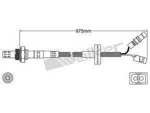 WALKER PRODUCTS 250-23163 lambda jutiklis 
 Išmetimo sistema -> Lambda jutiklis
007 542 32 17