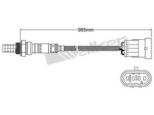 WALKER PRODUCTS 250-24119 lambda jutiklis 
 Išmetimo sistema -> Jutiklis/zondas
46444284, 46417969, 46424723, 46444284