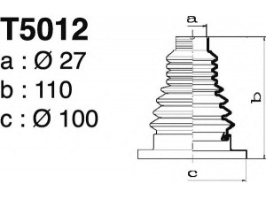 DEPA T5012 gofruotoji membrana, kardaninis velenas 
 Ratų pavara -> Gofruotoji membrana
357498201, 357498201A, 8K0598201