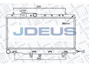 JDEUS 026M04 radiatorius, variklio aušinimas 
 Aušinimo sistema -> Radiatorius/alyvos aušintuvas -> Radiatorius/dalys
32007317, 32010125, 32010837, 45111FE000